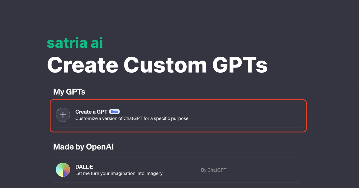 How to Create Your Own Custom GPT - A Comprehensive Guide